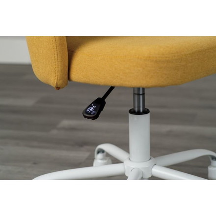 ガス圧チェアー シェル YE デスクチェア 昇降式 ソフトレザー オフィスチェア イス PCチェア