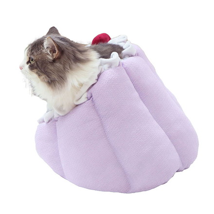 ペッツルート 猫用 夏用 ベッド クッション ニャンとも涼やかゼリー ブドウ ペットベッド 猫用ベッド 洗える 手洗い