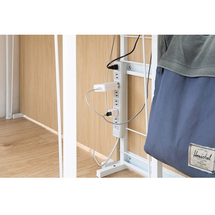 突っ張りマガジンラック マリンナチュラル 幅90cm パーテーション 日本製 パーティション パンフレット サロン