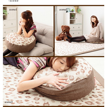 快適冷感フィールクールフロアクッション/パンサー