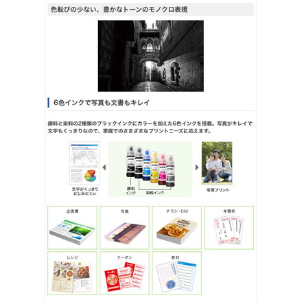 エプソン EPSON A4複合カラープリンター エコタンク搭載 EW-M873T