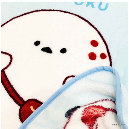 MORIPiLO ひざ掛け ブランケット シマエ大福 グッズ シマエナガ ふわふわ もこもこ ぽかぽか 毛布 寝具
