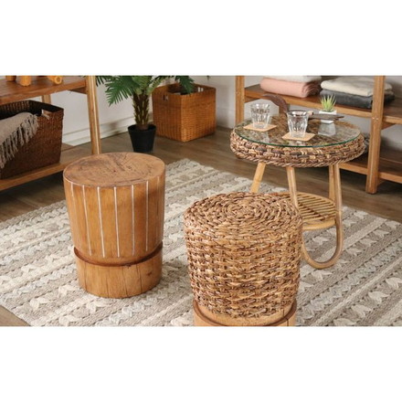 スツール 木製 カジュアル チェア 椅子 イス ハワイアン アジアン 南国 リゾート アジアン家具 無垢