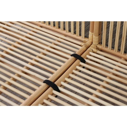 ソファ ソファー ブラック カウチソファ 1人掛 一人掛け 1P 脚付 籐 ラタン クッション センター セット