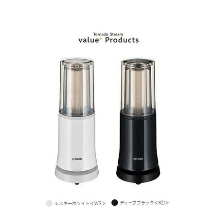タイガー魔法瓶 ミキサー 250ml ホワイト SKR-W400WS 食洗機可 軽量カップ 静音設計 静か コードリール スープ スムージー 0.25L urban life series タイガー TIGER