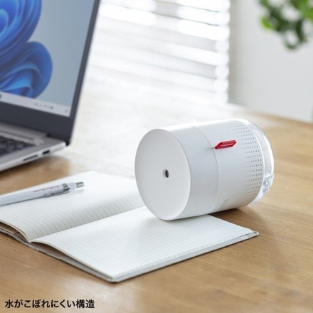 サンワサプライ USB加湿器(充電式・500ml) USB-TOY102W