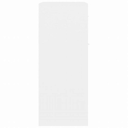 vidaXL サイドボード 白色 60x30x75cm パーティクルボード家具 キャビネット&収納