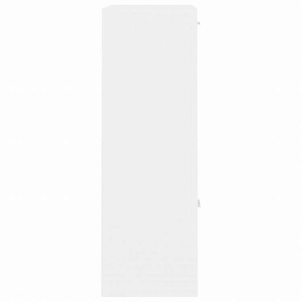 vidaXL ストレージキャビネット ホワイト 60x29.5x90cm エンジニアリングウッド家具 棚
