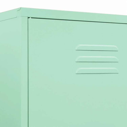vidaXL 洋服ダンス ミント 90x50x180 cm スチール家具 キャビネット&収納