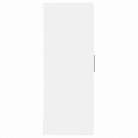 vidaXL シューズキャビネット ホワイト 32x35x92 cm エンジニアリングウッドホーム&ガーデン 家事用品