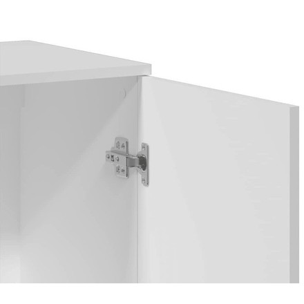 vidaXL サイドボード ホワイト 79x38x80cm