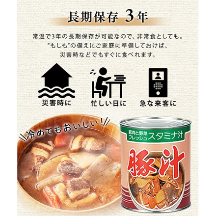 アイリスフーズ 1号缶豚汁 3000g 6個