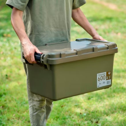 アイリスオーヤマ TRAILBOX 600 TRB-600 カーキ