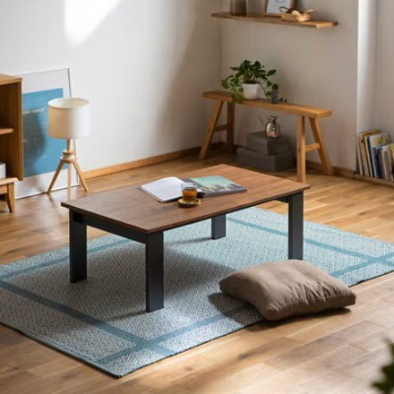 アイリスオーヤマ こたつ デザインタイプ IKT-RA1060-MBR ミドルブラウン