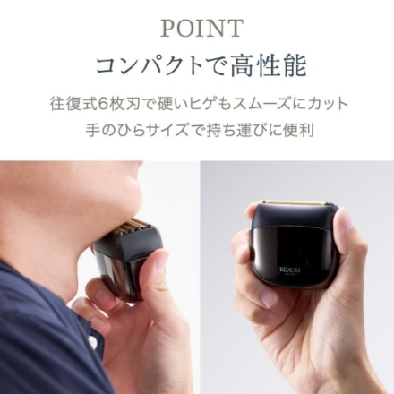 シェーバー アピックス BEAUM ASV-B06-GY グレー