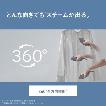 パナソニック スチームアイロン NI-FS60C-H モカグレージュ