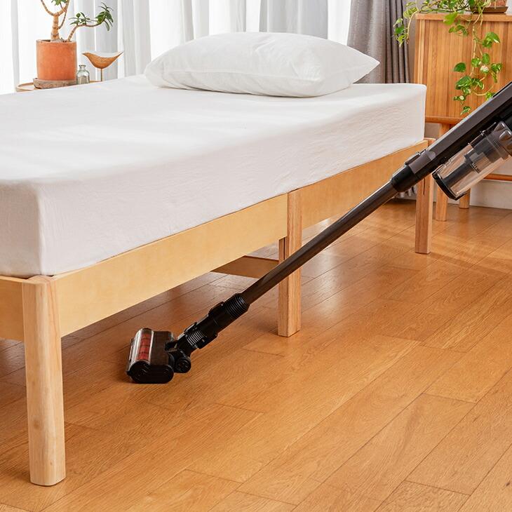 天然木すのこベッド シングル 工具不要 組み立て簡単