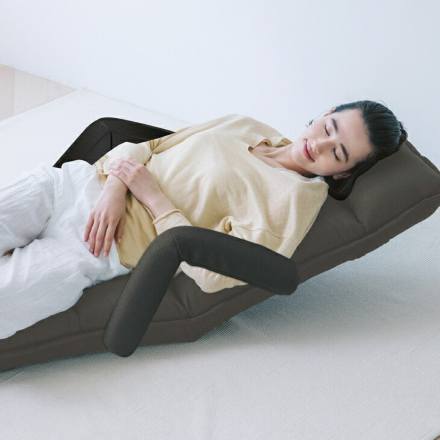 エイミー スイッチチェア マッサージチェア 肘付き リクライニング AIM-133 ブラウン