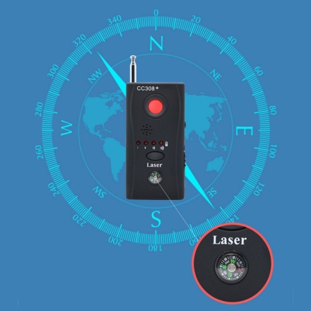 盗聴盗撮発見器 盗聴器発見機 盗撮防止 防犯 セキュリティ 対策 探知機 持ち運び コンパクト 簡単操作 旅行 宿泊先 出張 護身