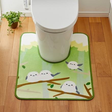 「森のシマエナガ」トイレマット シマエナガ トイレタリー