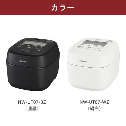 象印 炊飯器 4合炊き 圧力IH炊飯ジャー 炎舞炊き NW-UT07-WZ 絹白