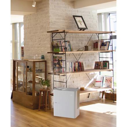 サンカ パワースチーム式加湿器 SSH-8000WH ホワイト サーキュレーター搭載