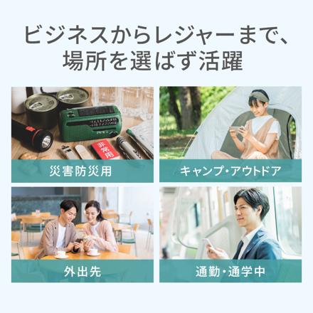 グリーンハウス モバイルバッテリー 20,000mAh ブルー GH-SSMBPA200-BL