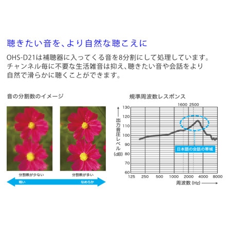 オンキョー 耳穴式 補聴器 両耳セット OHS-D21L/R ＆ 補聴器専用空気電池(6個入り1パック) ＆ クロス