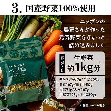 タマチャンショップ ななつのしあわせベジ畑 50g 乾燥野菜 和風ベース