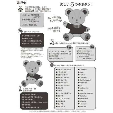 ミキハウス おしゃべりベア