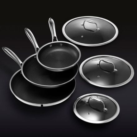 HexClad ヘックスクラッド ハイブリッド フライパン 蓋付き 30cm CWPNLD12