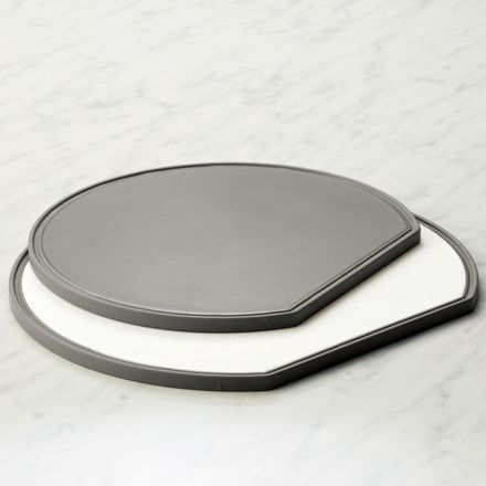 365methods バイカラー 軽量・抗菌まな板(D型)L ホワイト / グレー