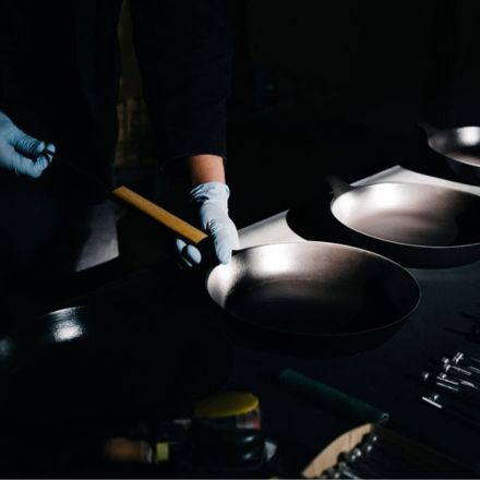 Vermicular バーミキュラ フライパン 24cm 深型 ハンドル材:ウォールナット FP24-WN