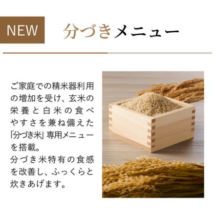Tiger タイガー 圧力IHジャー炊飯器 5.5合 グロスブラック JPV-M100KG