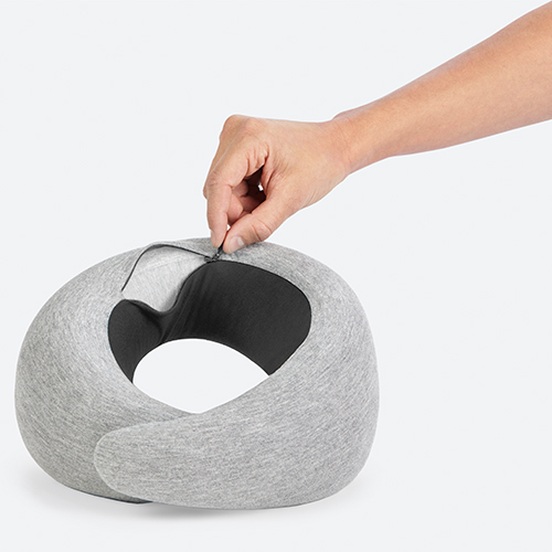Ostrichpillow GO NECK PILLOW Midnight Grey