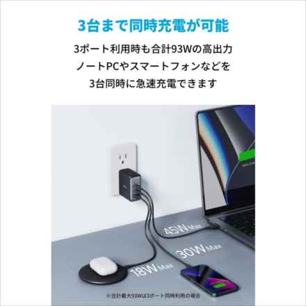 アンカー ANKER 736 Charger (Nano II 100W) ブラック A2145N11