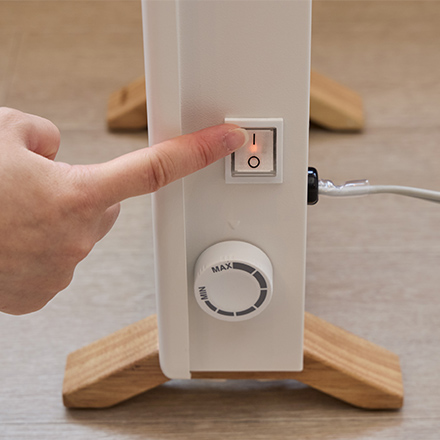 moku. コンベクターヒーター ここぽかミニ ホワイト MCH-0300/W