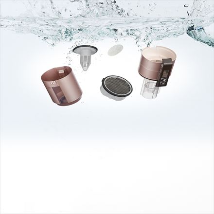 三菱 インスティック 空気清浄スティッククリーナー ピンクゴールド HC-VXG20P-N