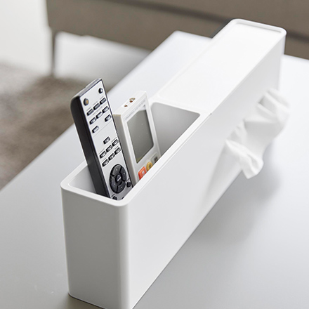 tower タワー 引っ掛けティッシュケース＆ダストボックス ホワイト 1458