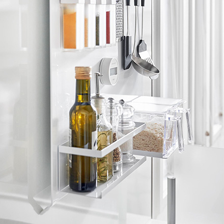 tower タワー レンジフードスチールパネル ホワイト 1735