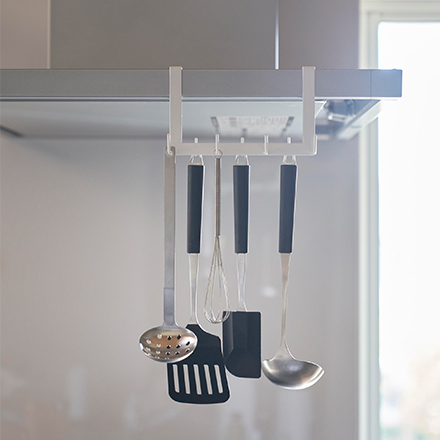 tower タワー レンジフード横フック7連 ホワイト 1787