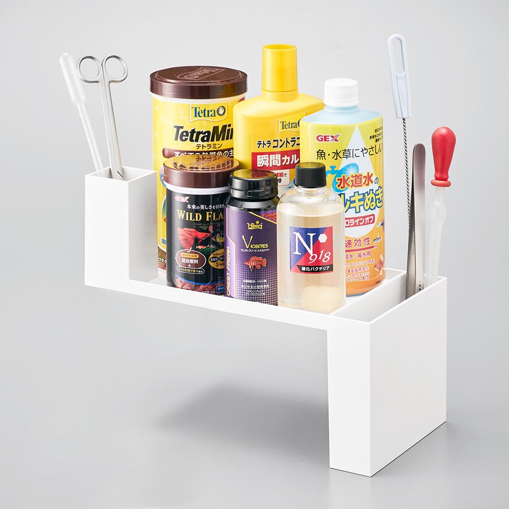 tower タワー 水槽横収納ボックス ホワイト 1891