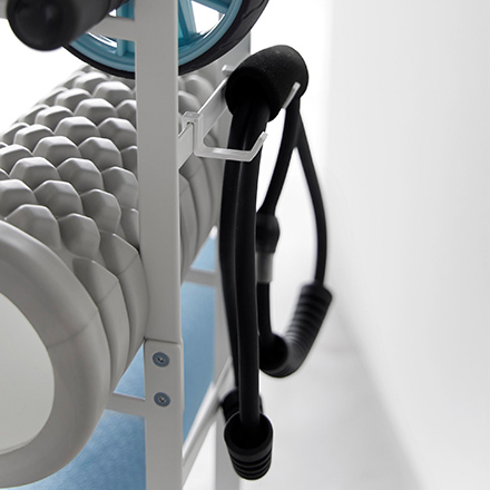 tower タワー フィットネスグッズ収納ラック ホワイト 2034