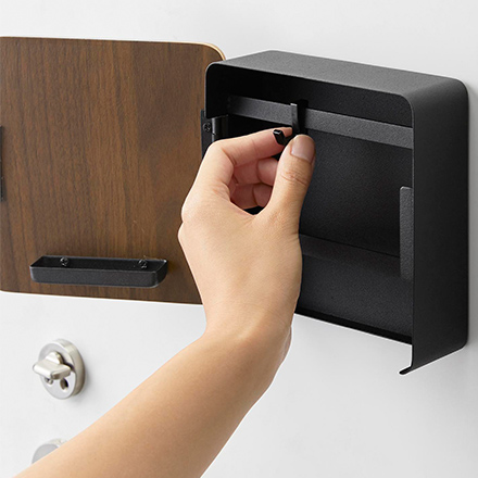 RIN リン マグネットキーフック2段 ブラウン 4801