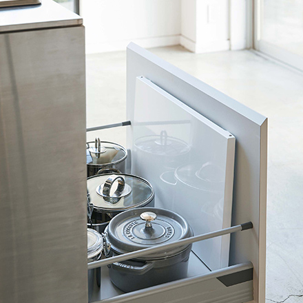 tower タワー折り畳みガスコンロカバー ワイド ホワイト 4922