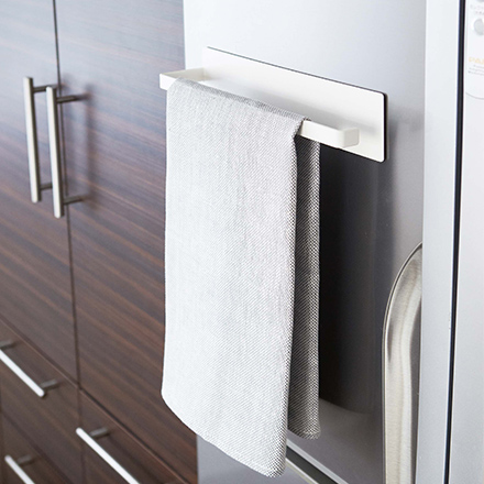 tower タワー マグネットキッチンペーパーホルダー ワイド ホワイト 5216