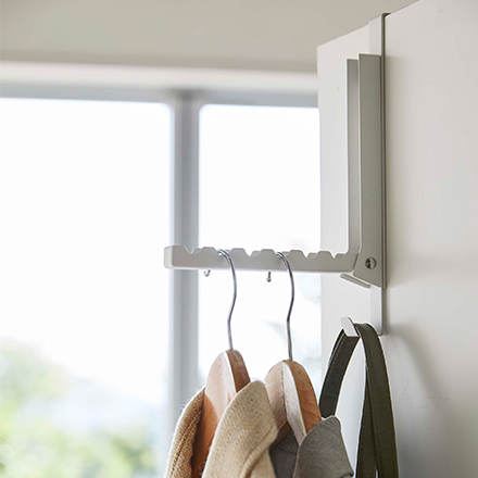 tower タワー 使わない時は収納できるドアハンガー ホワイト 5514