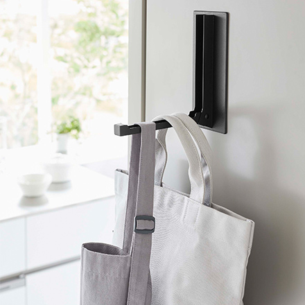 tower タワー マグネット折り畳みハンガー ブラック 5988