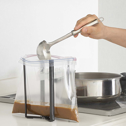 tower タワー キッチンエコシリーズ ポリ袋エコホルダー ブラック 6788