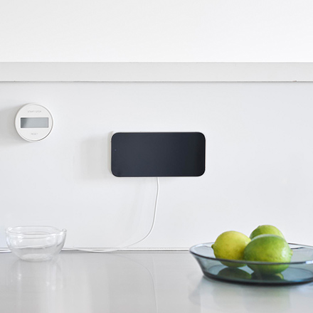 tower タワー マグネットスマートフォン充電ホルダー ホワイト 10086